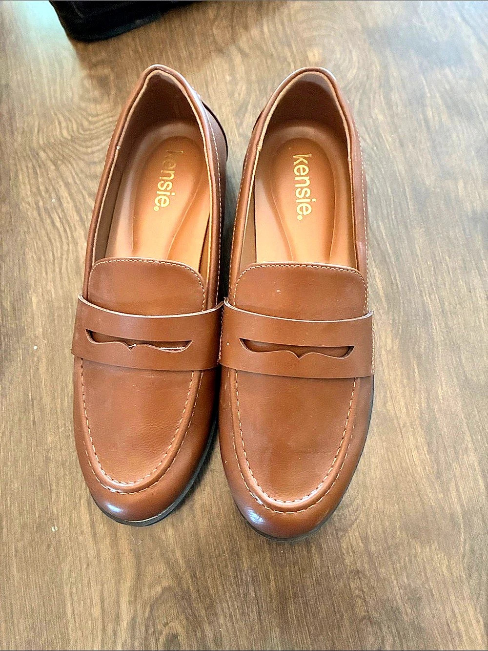 Kensie Gitty Penny Loafer Brown Loafers US 7.5 M Like New